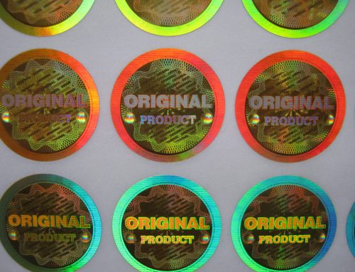 StiCker Hologram Original Product Gold