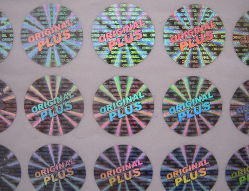 Sticker Hologram Original Plus Silver