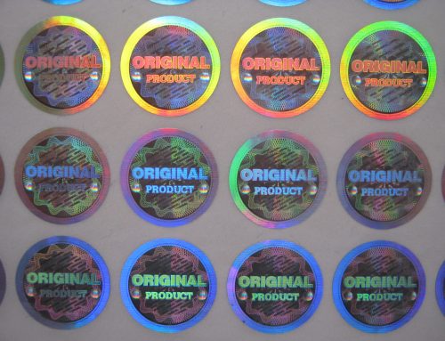 Sticker Hologram Original Product Silver